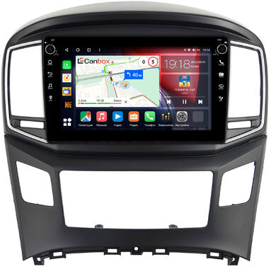 Hyundai H1 2, Grand Starex 2015-2021 (черная) Canbox H-Line 7802-9-604 на Android 10 (4G-SIM, 4/32, DSP, IPS) С крутилками