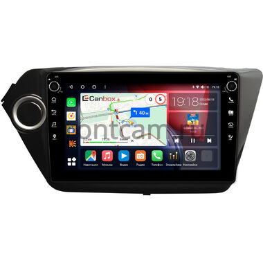 Kia Rio 3 (2011-2017) Canbox H-Line 7802-9011 на Android 10 (4G-SIM, 4/32, DSP, IPS) С крутилками