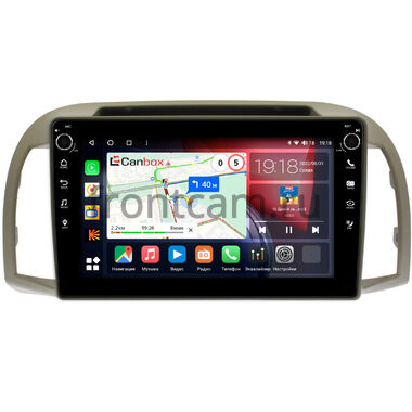 Nissan March (K12), Micra (K12) 2002-2010 Canbox H-Line 7803-9-1354 на Android 10 (4G-SIM, 4/64, DSP, IPS) С крутилками