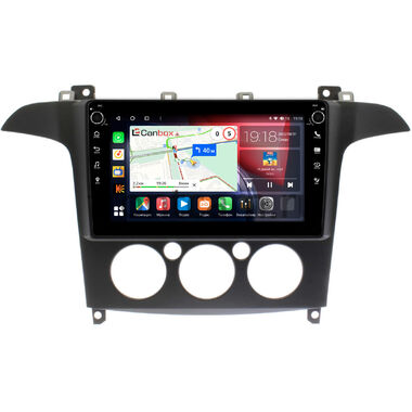 Ford S-Max, Galaxy 2 (2006-2015) (с кондиционером) Canbox H-Line 7803-9-FR098N на Android 10 (4G-SIM, 4/64, DSP, IPS) С крутилками