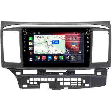 Mitsubishi Lancer 10 2007-2017 Canbox H-Line 7803-9-MI113N на Android 10 (4G-SIM, 4/64, DSP, IPS) С крутилками