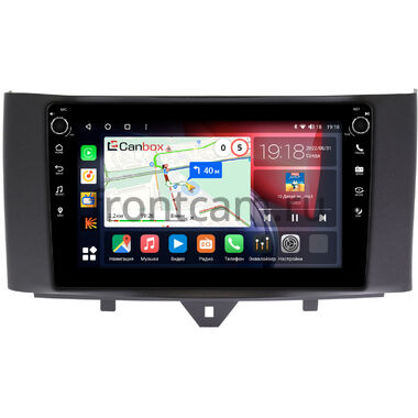 Smart Fortwo 2 2011-2015 Canbox H-Line 7803-9251 на Android 10 (4G-SIM, 4/64, DSP, IPS) С крутилками