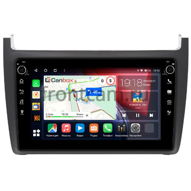 Volkswagen Polo 5 2009-2020 (матовая) Canbox H-Line 7804-9091 на Android 10 (4G-SIM, 6/128, DSP, IPS) С крутилками