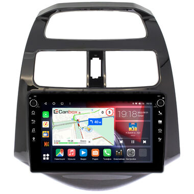Chevrolet Spark (2009-2016), Spark 3 (M300) (2020-2024) (глянцевая) Canbox H-Line 7804-9164 Android 10 (4G-SIM, 6/128, DSP, IPS) С крутилками