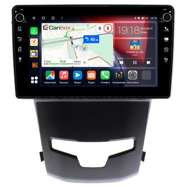 SsangYong Actyon 2, Korando 3 (2013-2024) Canbox H-Line 7804-9183 Android 10 (4G-SIM, 6/128, DSP, IPS) С крутилками