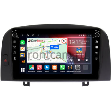 Hyundai Sonata 5 (NF) 2004-2007 (черная) Canbox H-Line 7804-9259 на Android 10 (4G-SIM, 6/128, DSP, IPS) С крутилками