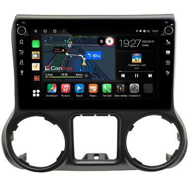 Jeep Wrangler 3 (JK) 2011-2014 Canbox M-Line 7805-10-009 на Android 10 (4G-SIM, 2/32, DSP, QLed) С крутилками