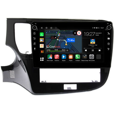 Mitsubishi Outlander 3 2012-2024 Canbox M-Line 7805-10-1153 на Android 10 (4G-SIM, 2/32, DSP, QLed) С крутилками