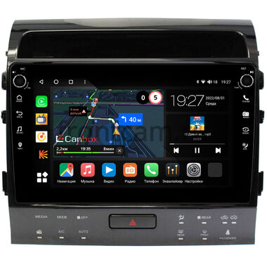 Toyota Land Cruiser 200 2013-2015 для авто с Navi (тип В) Canbox M-Line 7805-10-1202 на Android 10 (4G-SIM, 2/32, DSP, QLed) С крутилками