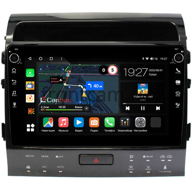 Toyota Land Cruiser 200 2010-2012 для авто с Navi (тип А) Canbox M-Line 7825-10-1203 на Android 10 (4G-SIM, 2/32, DSP, QLed) С крутилками