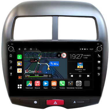 Mitsubishi ASX, Outlander Sport, RVR 3 2010-2019 Canbox M-Line 7825-10-1213 на Android 10 (4G-SIM, 2/32, DSP, QLed) С крутилками