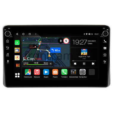 Renault Arkana, Duster 2, Master 2019-2024 Canbox M-Line 7805-10-1470 на Android 10 (4G-SIM, 2/32, DSP, QLed) С крутилками