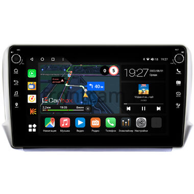 Peugeot 208, 2008 (2013-2019) Canbox M-Line 7805-10-732 на Android 10 (4G-SIM, 2/32, DSP, QLed) С крутилками