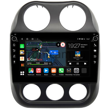Jeep Compass, Liberty (Patriot) (2009-2016) Canbox M-Line 7805-10-810 на Android 10 (4G-SIM, 2/32, DSP, QLed) С крутилками