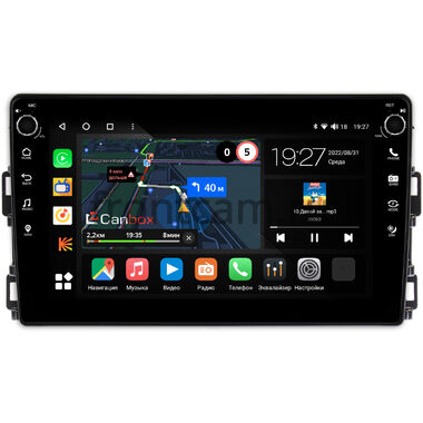 Toyota Allion 2, Premio 2 (T26) 2016-2021 Canbox M-Line 7805-10-0330 на Android 10 (4G-SIM, 2/32, DSP, QLed) С крутилками
