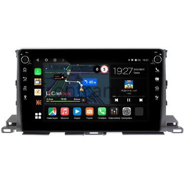 Toyota Highlander 3 (U50) 2013-2019 Canbox M-Line 7805-1035 на Android 10 (4G-SIM, 2/32, DSP, QLed) С крутилками