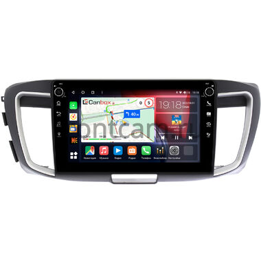 Honda Accord 9 2012-2019 Canbox H-Line 7827-10-1156 на Android 10 (4G-SIM, 4/64, DSP, QLed) С крутилками