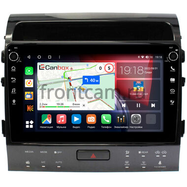 Toyota Land Cruiser 200 (2007-2009) для авто с NAVI (тип С) Canbox H-Line 7806-10-1201 на Android 10 (4G-SIM, 4/32, DSP, QLed) С крутилками