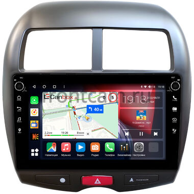 Mitsubishi ASX, Outlander Sport, RVR 3 (2010-2019) Canbox H-Line 7827-10-1213 на Android 10 (4G-SIM, 4/64, DSP, QLed) С крутилками