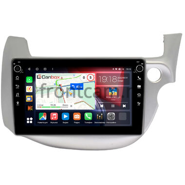 Honda Fit 2 (2007-2014) (светло-серая) Canbox H-Line 7827-10-671 на Android 10 (4G-SIM, 4/64, DSP, QLed) С крутилками