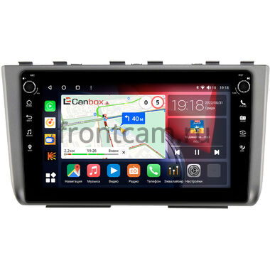 Hyundai Creta 2 (2021-2024) (темно-серая) Canbox H-Line 7827-10-HY247T на Android 10 (4G-SIM, 4/64, DSP, QLed) С крутилками