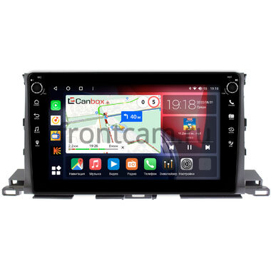 Toyota Highlander 3 (U50) 2013-2019 Canbox H-Line 7806-1035 на Android 10 (4G-SIM, 4/32, DSP, QLed) С крутилками