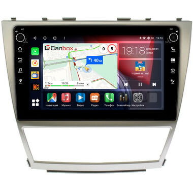 Toyota Camry XV40 2006-2011 Canbox H-Line 7806-1063 на Android 10 (4G-SIM, 4/32, DSP, QLed) С крутилками