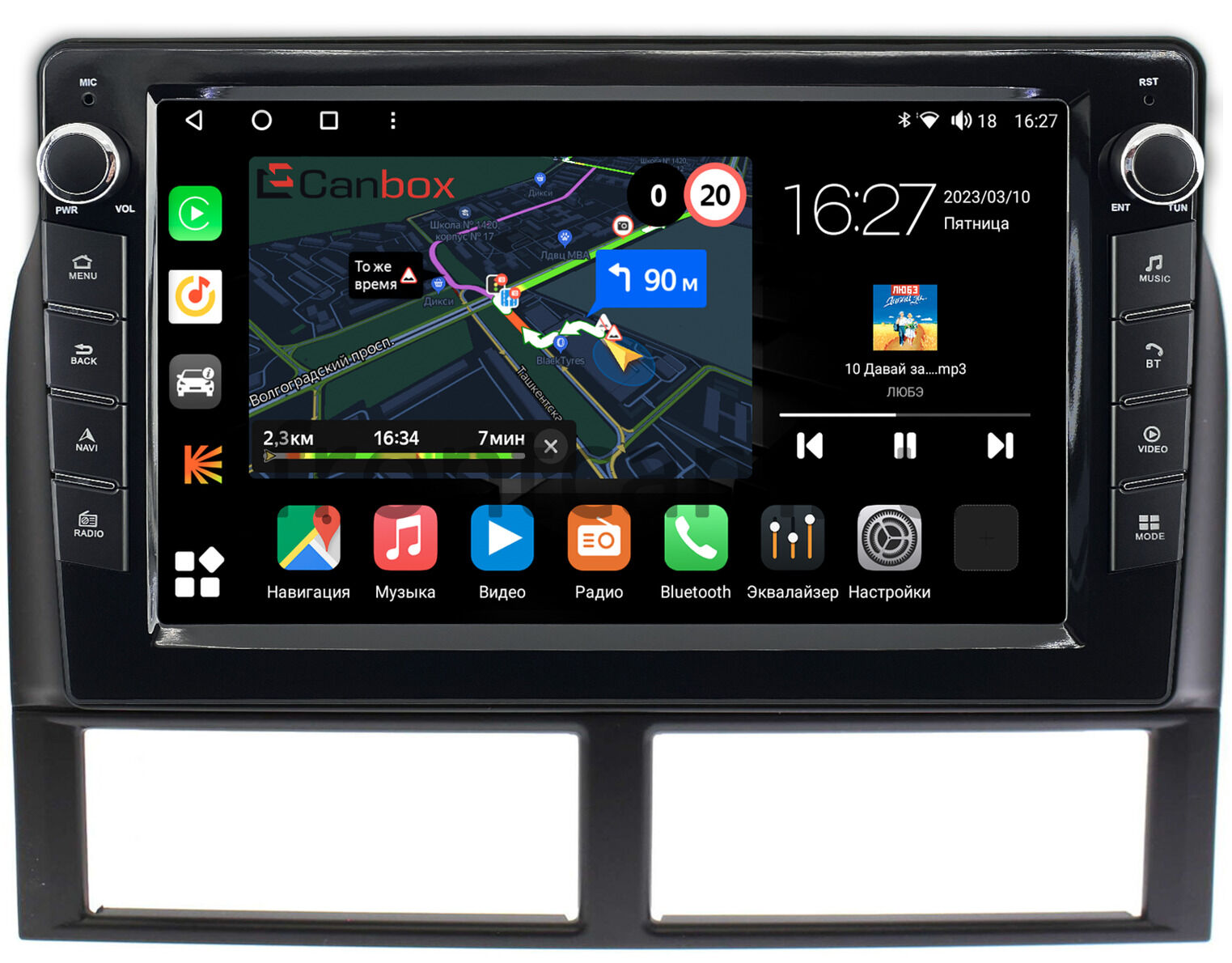 Штатная магнитола Canbox M-Line 7821-9-1192 для Jeep Grand Cherokee 2 (WJ)  (1998-2004) на Android 10 (4G-SIM, 2/32, DSP, IPS) С крутилками Купить в  городе Санкт-Петербург