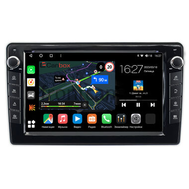 Toyota Echo, Vitz, Yaris (1999-2005) (крепление сверху) Canbox M-Line 7821-9-1225 на Android 10 (4G-SIM, 2/32, DSP, IPS) С крутилками