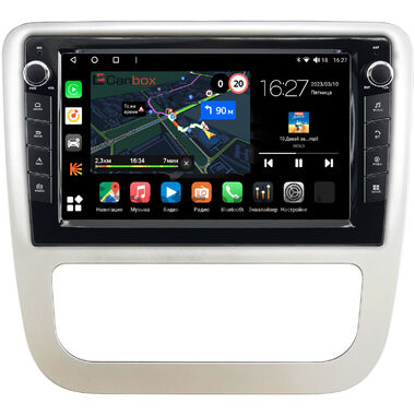 Volkswagen Scirocco 2008-2014 (для авто с ручным климатом) Canbox M-Line 7821-9-1243 на Android 10 (4G-SIM, 2/32, DSP, IPS) С крутилками