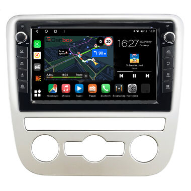 Volkswagen Scirocco 2008-2014 (для авто с автоматическим климатом) Canbox M-Line 7821-9-1244 на Android 10 (4G-SIM, 2/32, DSP, IPS) С крутилками