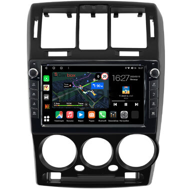 Hyundai Getz 2002-2011 (черная) Canbox M-Line 7821-9-1321 на Android 10 (4G-SIM, 2/32, DSP, IPS) С крутилками