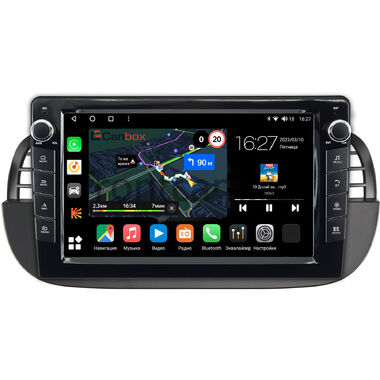 Fiat 500 2 2007-2015 Canbox M-Line 7821-9-1394 на Android 10 (4G-SIM, 2/32, DSP, IPS) С крутилками