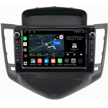 Chevrolet Cruze 2008-2012 (черная) Canbox M-Line 7821-9010 на Android 10 (4G-SIM, 2/32, DSP, IPS) С крутилками