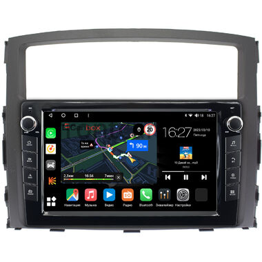 Mitsubishi Pajero 4 2006-2024 (для авто с Rockford) Canbox M-Line 7821-9070 на Android 10 (4G-SIM, 2/32, DSP, IPS) С крутилками