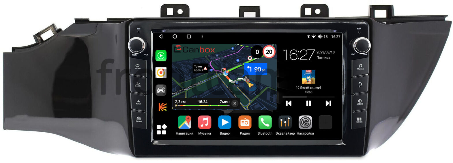 Штатная магнитола Canbox M-Line 7821-9078 для Kia Rio 4, Rio X-Line  (2017-2020) Android 10 (4G-SIM, 2/32, DSP, IPS) С крутилками (без кнопки)  Купить в городе Санкт-Петербург