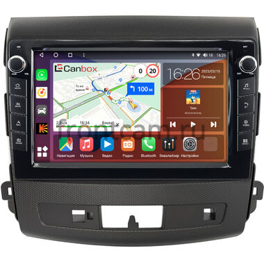 Peugeot 4007 (2007-2012) Canbox H-Line 7822-9-004-1 без Rockford на Android 10 (4G-SIM, 4/32, DSP, IPS) С крутилками