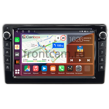 Peugeot 207, 307, Expert 2 (черная) Canbox H-Line 7822-9-091 на Android 10 (4G-SIM, 4/32, DSP, IPS) С крутилками