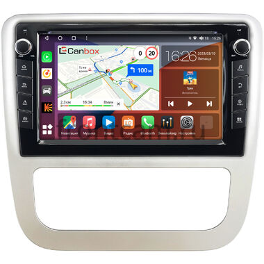 Volkswagen Scirocco 2008-2014 (для авто с ручным климатом) Canbox H-Line 7822-9-1243 на Android 10 (4G-SIM, 4/32, DSP, IPS) С крутилками