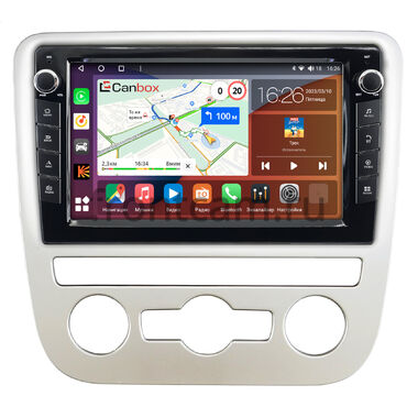 Volkswagen Scirocco 2008-2014 (для авто с автоматическим климатом) Canbox H-Line 7822-9-1244 на Android 10 (4G-SIM, 4/32, DSP, IPS) С крутилками