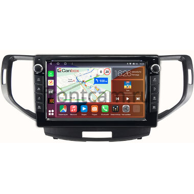 Honda Accord 8 (2007-2015) Canbox H-Line 7822-9-1358 на Android 10 (4G-SIM, 4/32, DSP, IPS) С крутилками