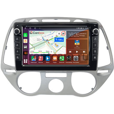 Hyundai i20 (2008-2012) (без климат-контроля) Canbox H-Line 7822-9-1397 на Android 10 (4G-SIM, 4/32, DSP, IPS) С крутилками