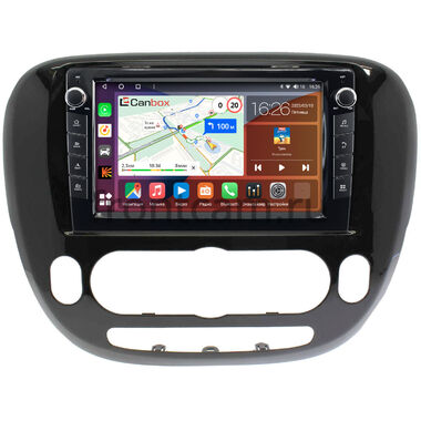Kia Soul 2 2013-2019 (авто без климат-контроля, глянцевая) Canbox H-Line 7822-9-157 на Android 10 (4G-SIM, 4/32, DSP, IPS) С крутилками