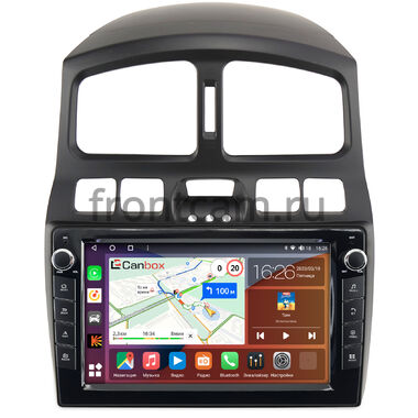 Hyundai Santa Fe (2000-2006), Santa Fe (Classic) (2007-2013) Canbox H-Line 7822-9-223 на Android 10 (4G-SIM, 4/32, DSP, IPS) С крутилками