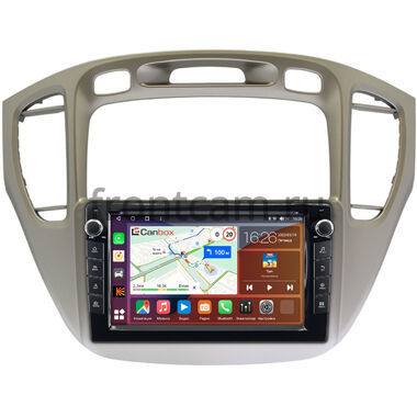 Toyota Highlander (U20), Kluger (XU20) (2000-2007) Canbox H-Line 7822-9-409 на Android 10 (4G-SIM, 4/32, DSP, IPS) С крутилками