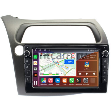 Honda Civic 8 5D (2005-2012) (левый руль, хэтчбэк) Canbox H-Line 7822-9-HO107N на Android 10 (4G-SIM, 4/32, DSP, IPS) С крутилками