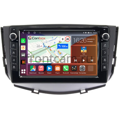 Lifan X60 (2011-2016) (матовая) Canbox H-Line 7822-9053 на Android 10 (4G-SIM, 4/32, DSP, IPS) С крутилками