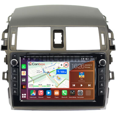 Toyota Corolla (E150) 2006-2013 Canbox H-Line 7822-9061 на Android 10 (4G-SIM, 4/32, DSP, IPS) С крутилками