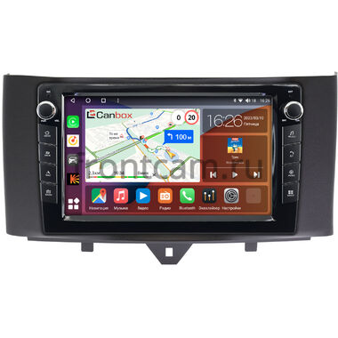 Smart Fortwo 2 2011-2015 Canbox H-Line 7822-9251 на Android 10 (4G-SIM, 4/32, DSP, IPS) С крутилками
