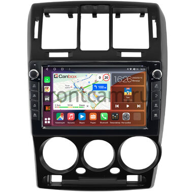 Hyundai Getz 2002-2011 (черная) Canbox H-Line 7823-9-1321 на Android 10 (4G-SIM, 4/64, DSP, IPS) С крутилками